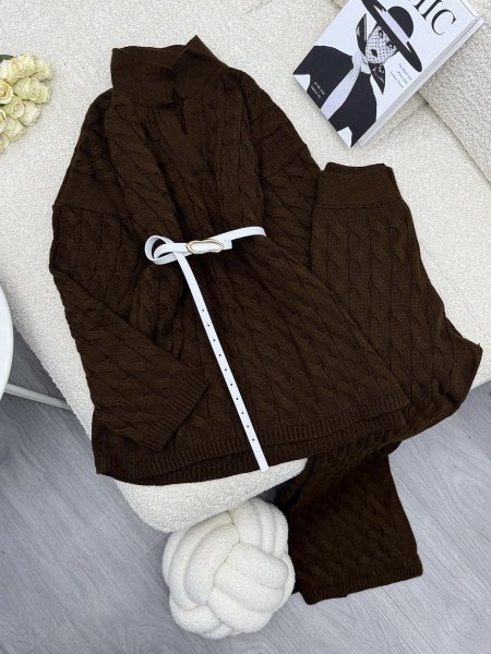 طقم صوف مجدل