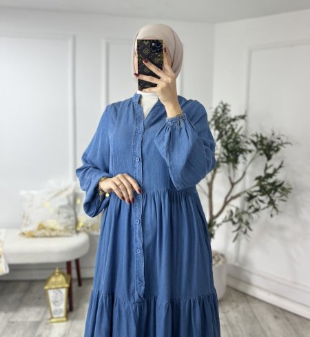 فستان جينز عملي