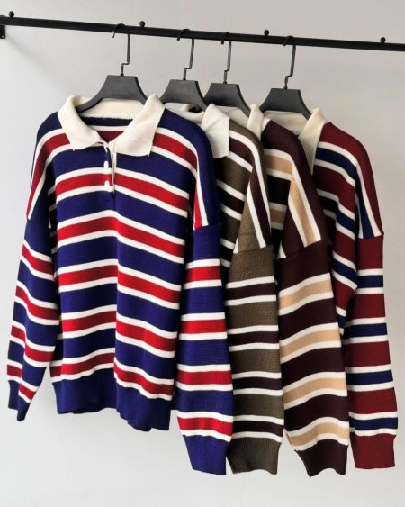 بلوزة مخططة